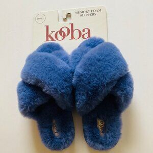 KOOBA Women's Memory Foam Slippers NWT Size S